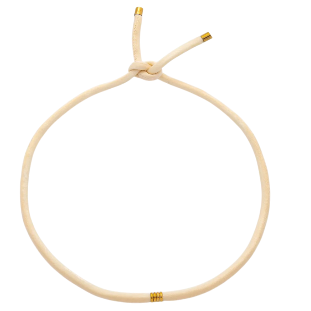 Soft Silk feel Paracord Knot Tied Necklace