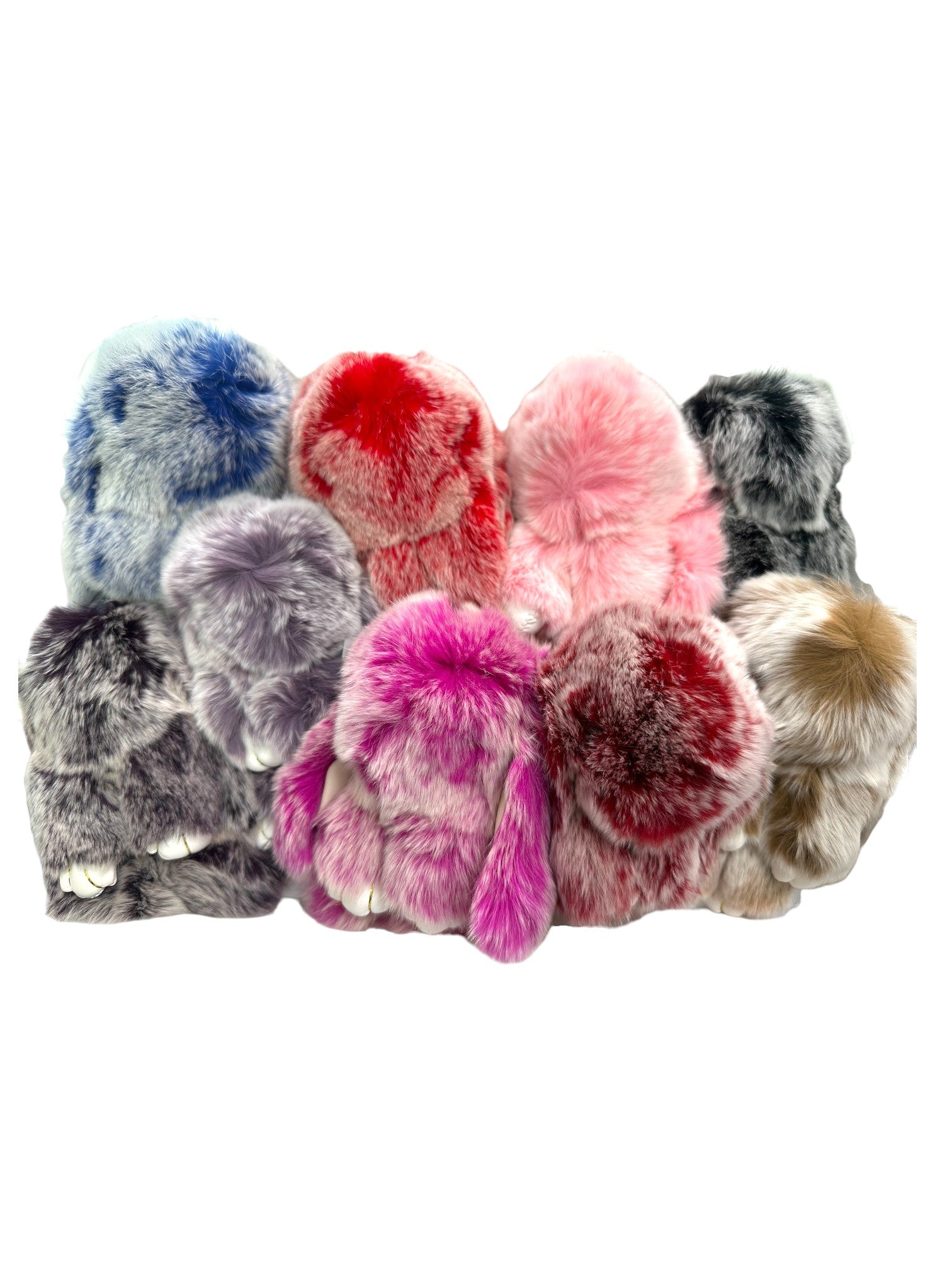 Ombre Bunny Bag Charms BC-21BC1005 thru BC-21BC1012