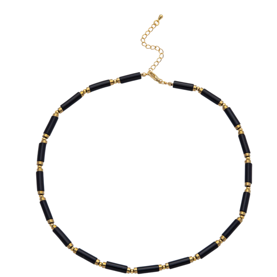 Natural Gemstone Tube Choker Necklace NC-21WA3930 to NC-21WA3938