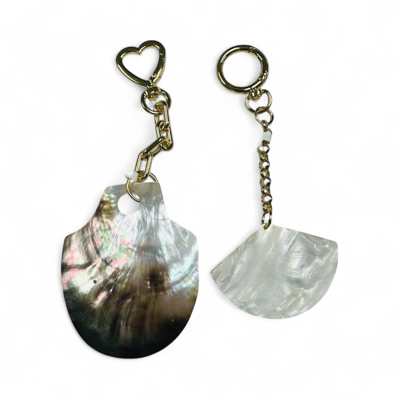 Seashell key chain gold plated clip ✦ BC-1000 BC-1004