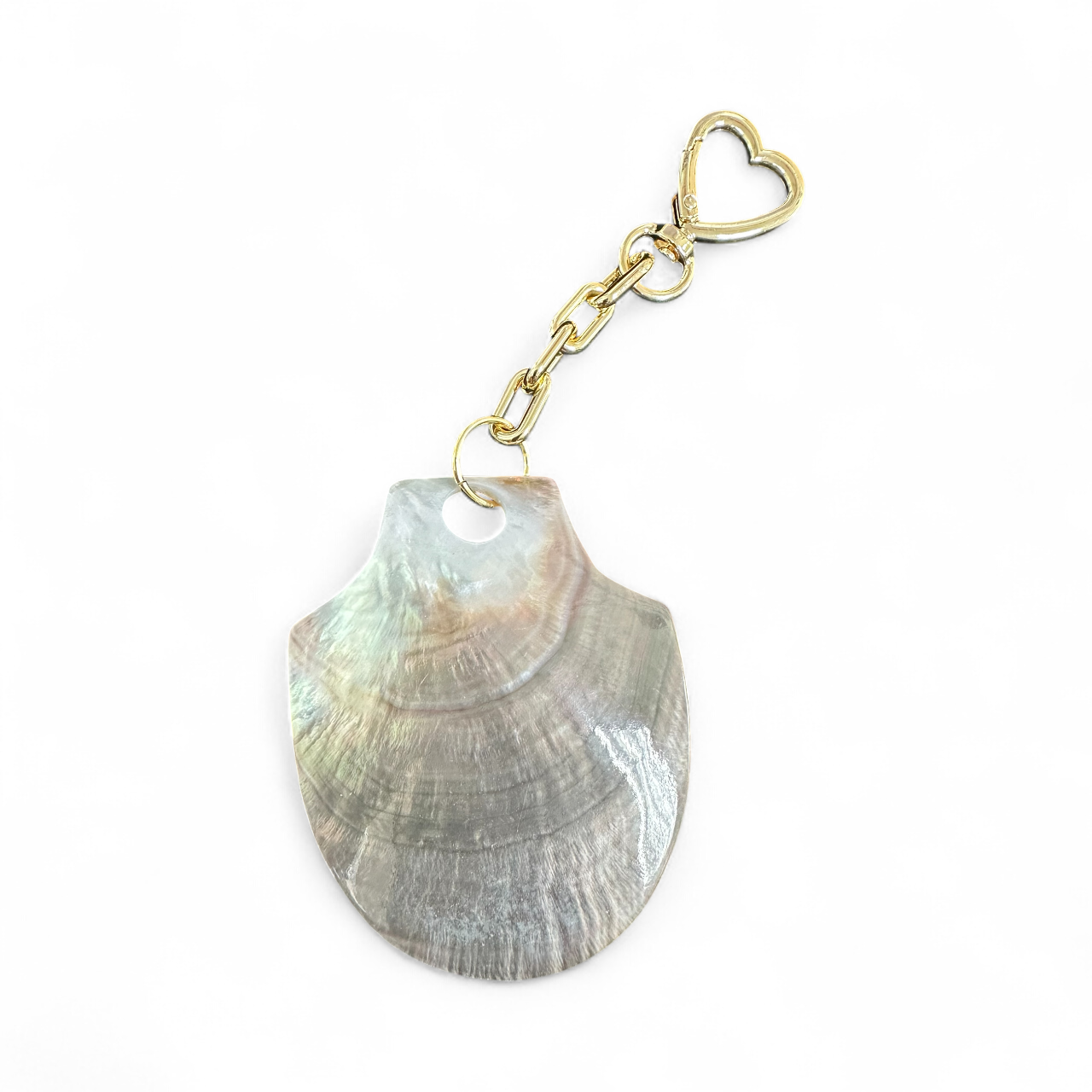 Seashell key chain gold plated clip ✦ BC-1000 BC-1004