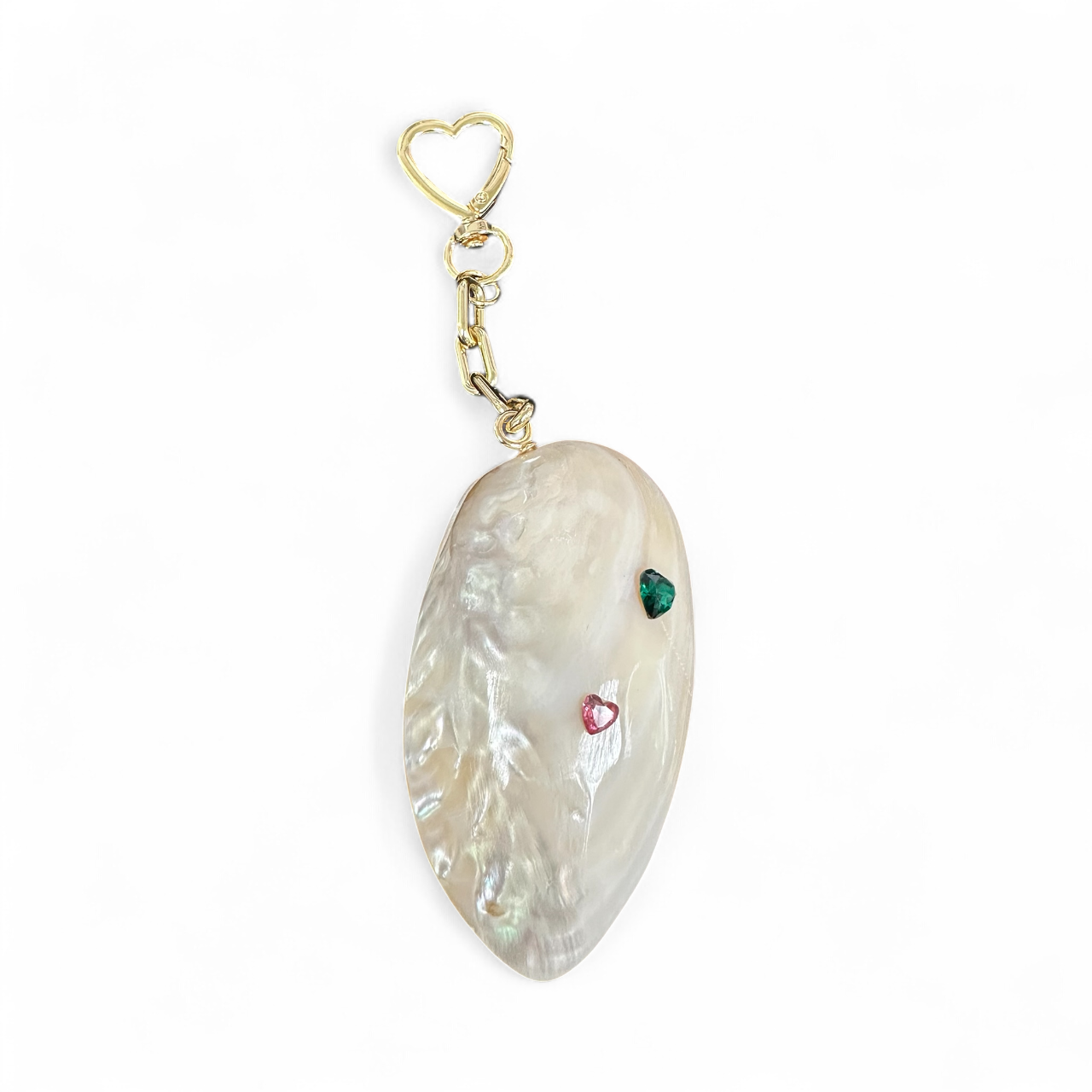 Seashell key chain gold plated clip ✦ BC-1000 BC-1004