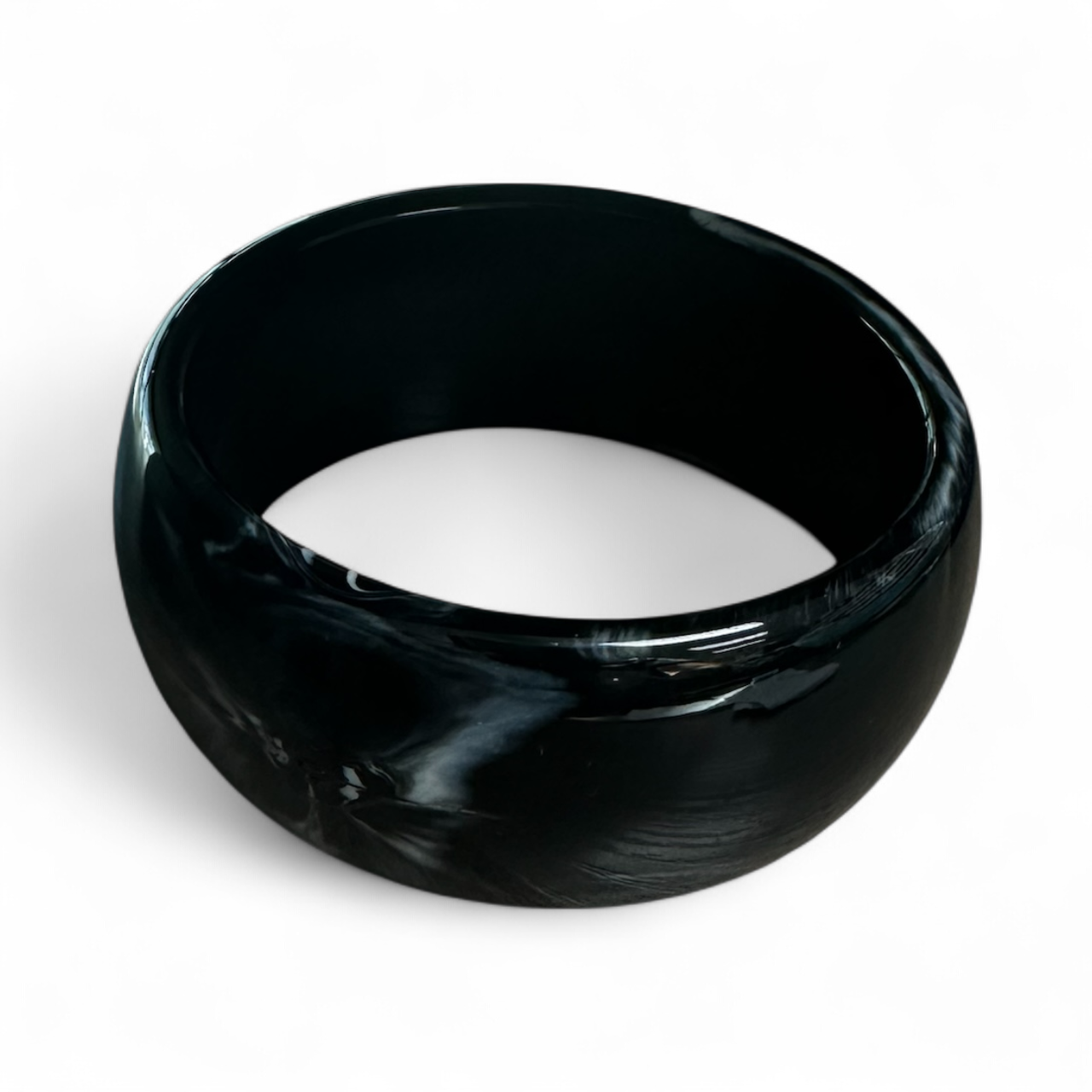Resin Acrylic Wide Bangle Bracelet ✦ BA-21WA3431