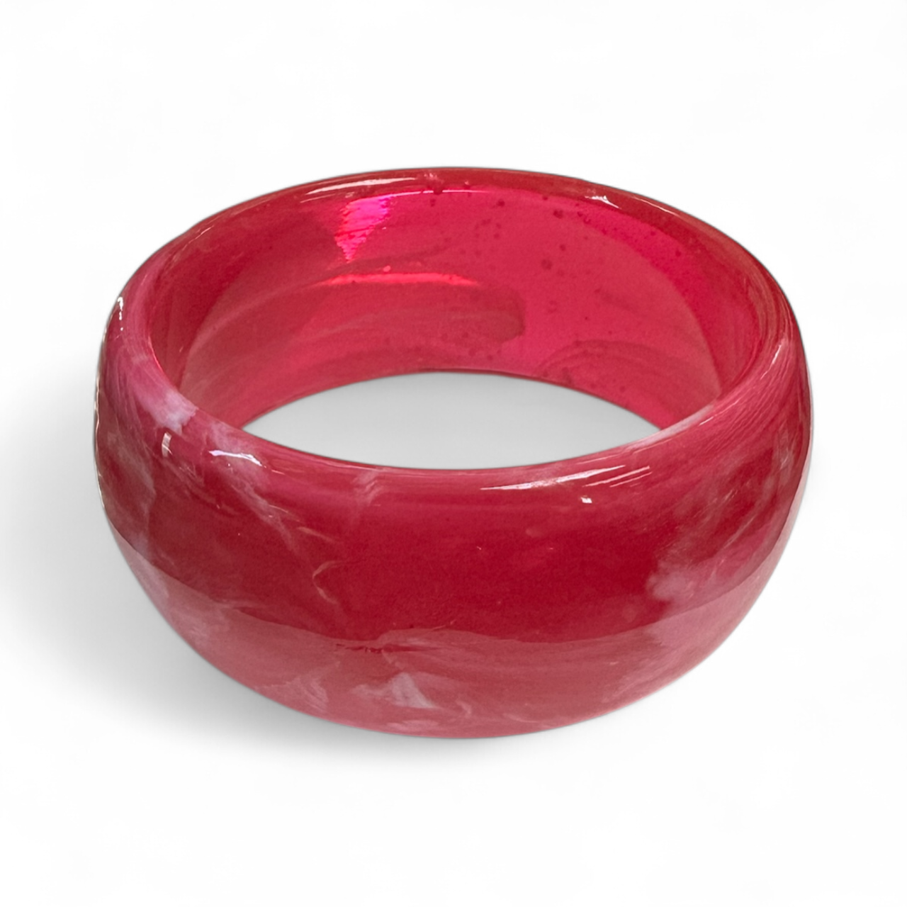 Resin Acrylic Wide Bangle Bracelet ✦ BA-21WA3435