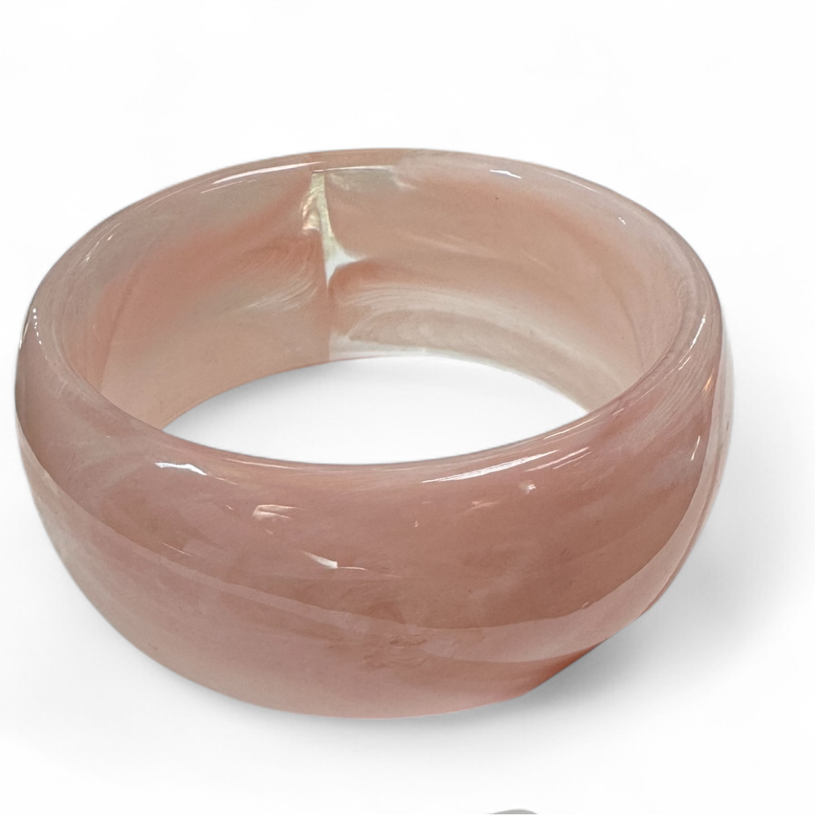 Resin Acrylic Wide Bangle Bracelet ✦ BA-21WA3432