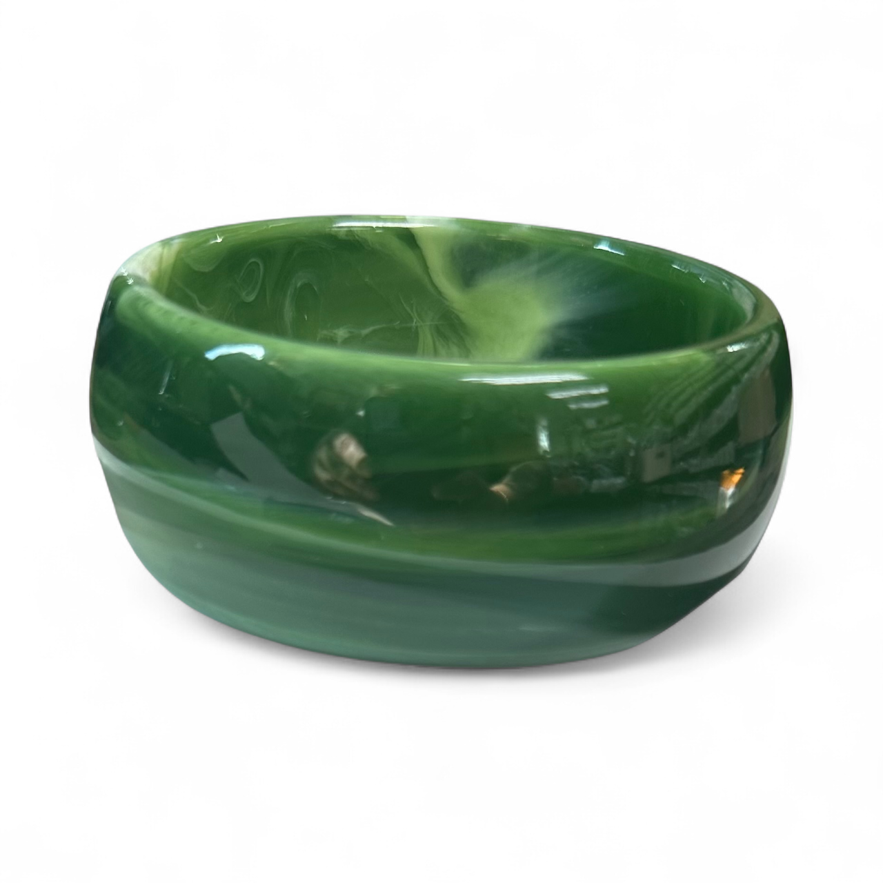 Resin Acrylic Wide Bangle Bracelet ✦ BA-21WA3442