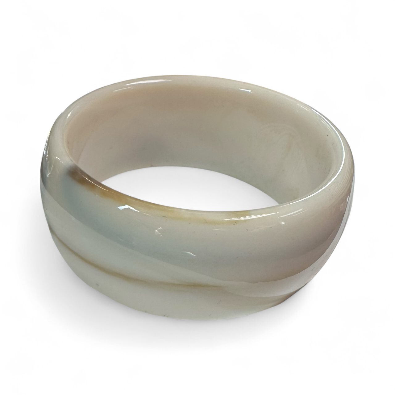 Resin Acrylic Wide Bangle Bracelet ✦ BA-21WA3438