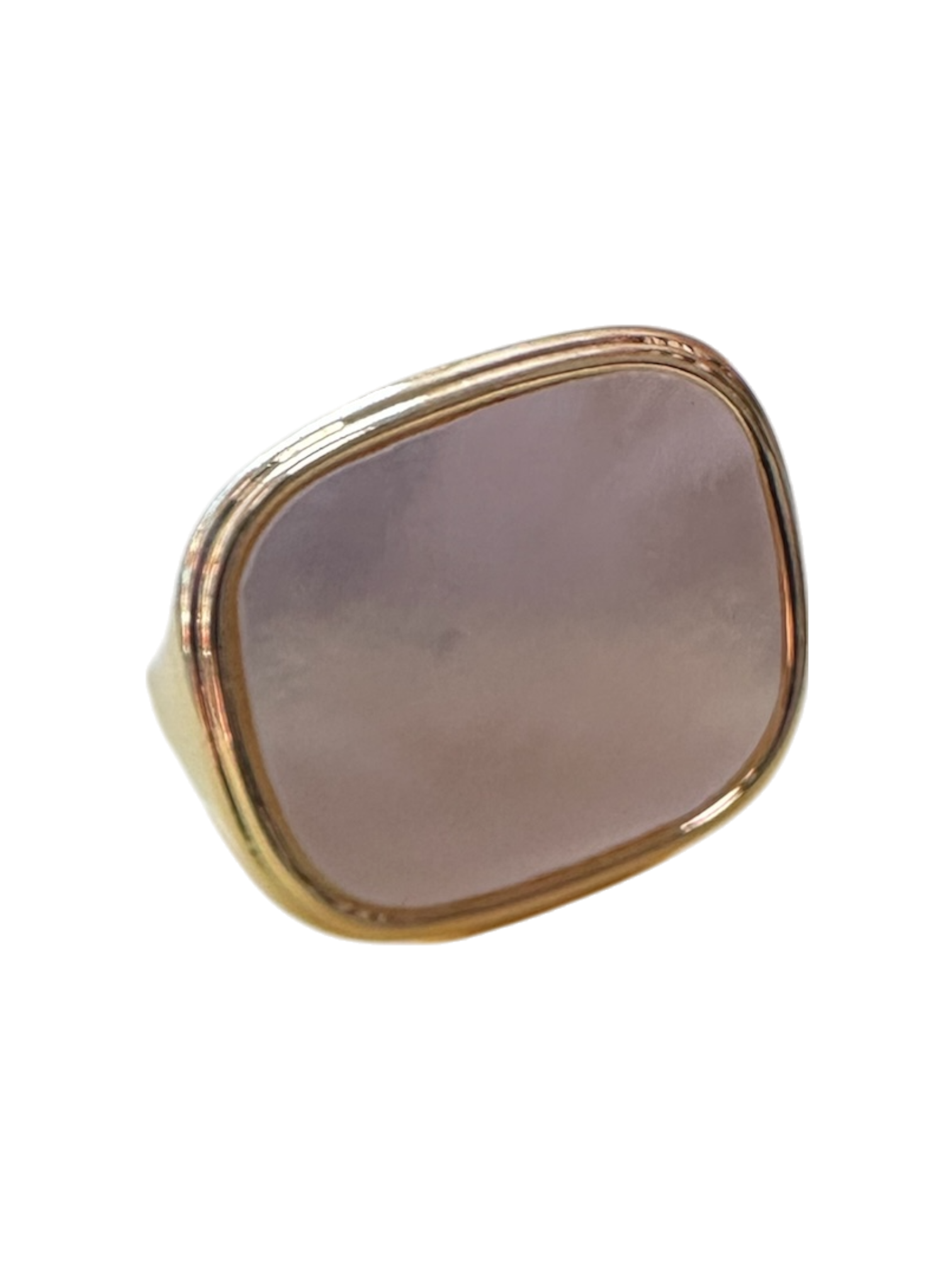Shell Pearl ring in gold and silver RI-0091 RI-0092