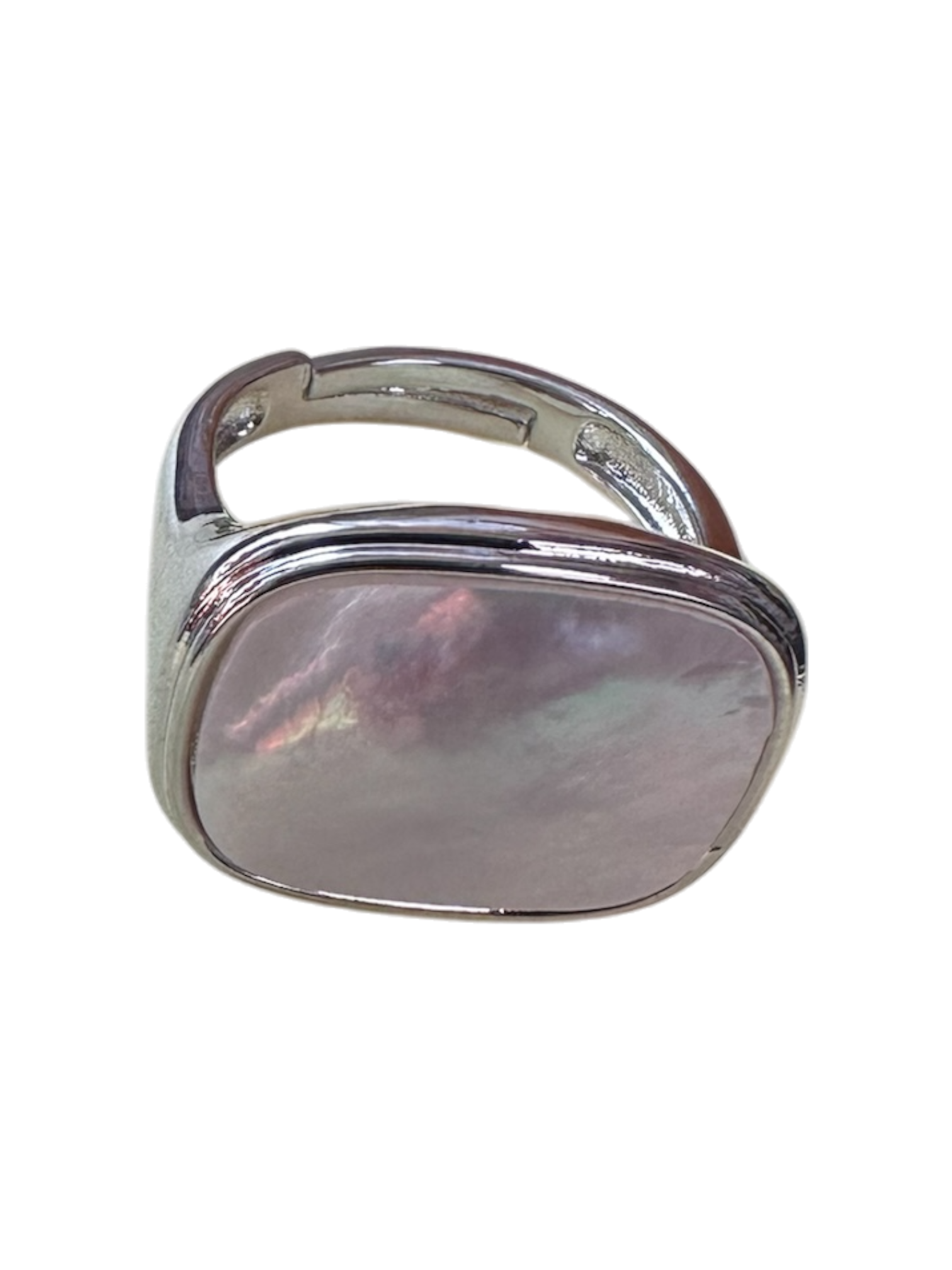 Shell Pearl ring in gold and silver RI-0091 RI-0092