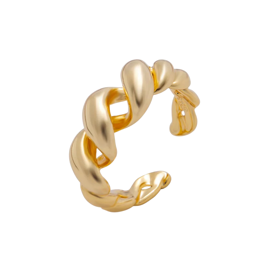 Swirled Croissant Ring RI-21OA2040