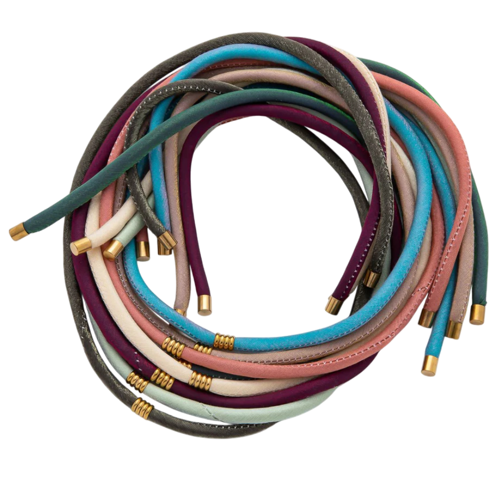 Soft Silk feel Paracord Knot Tied Necklace