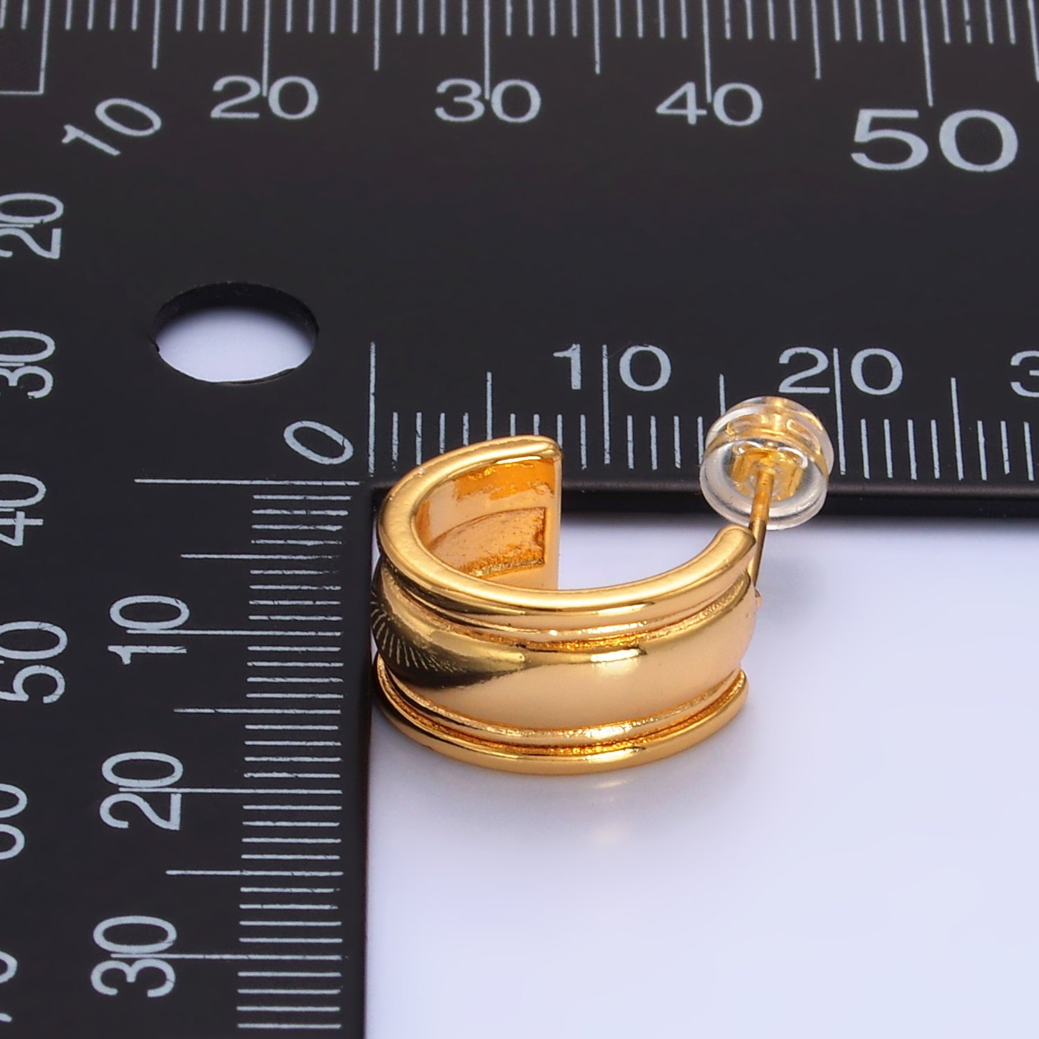 Gold Chunky Gold Or Silver Minimalist Posts Earring-00167 Earring-00168