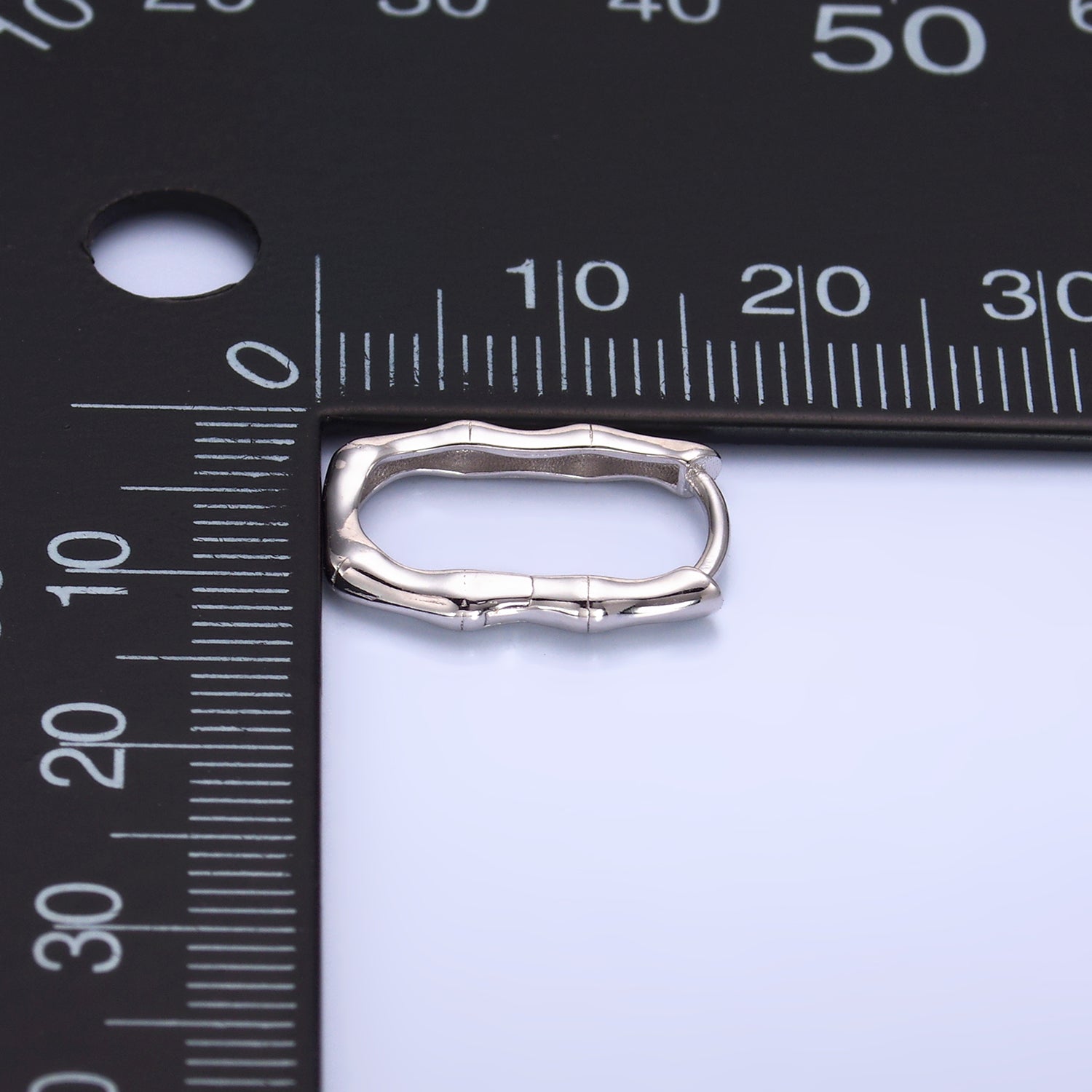 Dainty Sterling Silver Minimalist Huggies Earring-00263