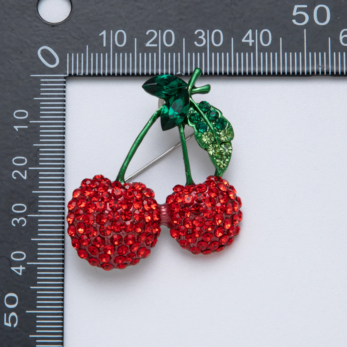 Red Cherry Fruit Pin Brooch BH-21BH093