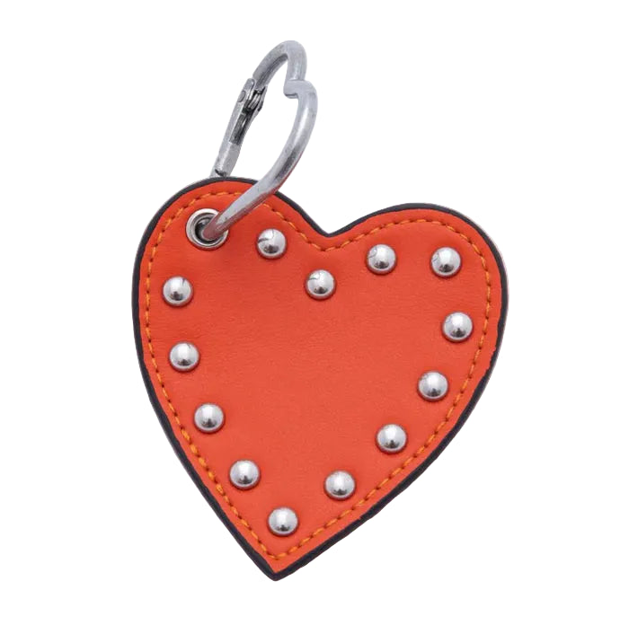 White Heart Stud Bag Charm ✦ BC-21WB088