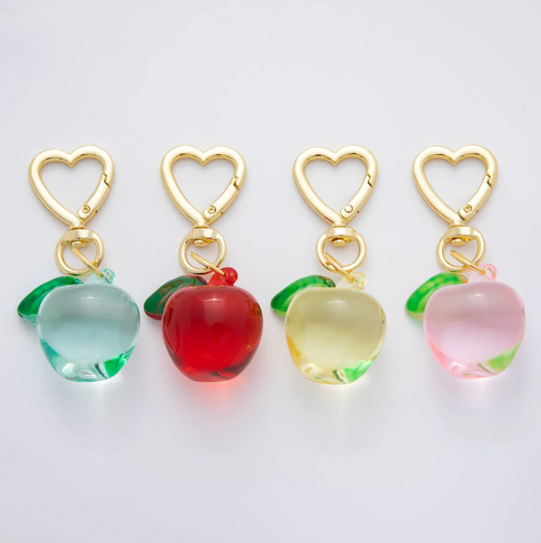 Apple Keychain Bag charm ✦ BC-21WB121 - BC-21WB124