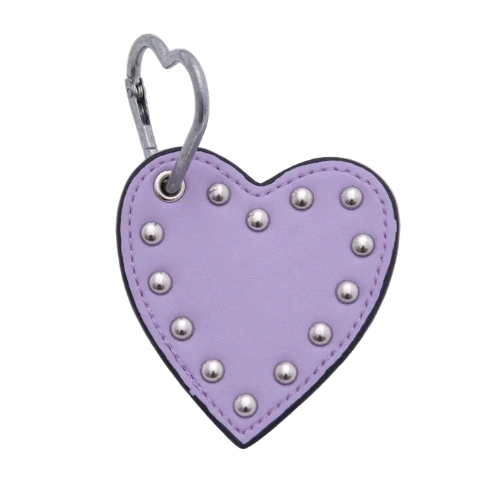 White Heart Stud Bag Charm ✦ BC-21WB088