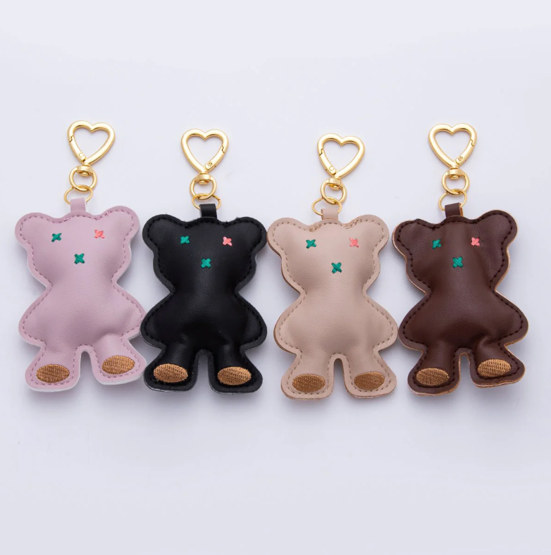 Leather Bear Keychain Bag Charm ✦ BC-21WB042
