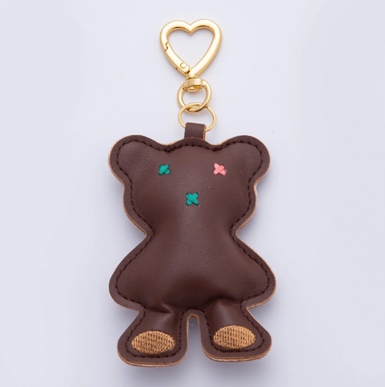 Leather Bear Keychain Bag Charm ✦ BC-21WB042