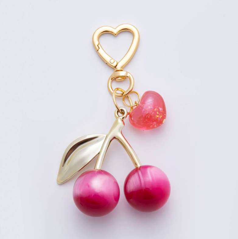 Cosmic Cherries bag charm, keychain ✦ BC-21WB007 - BC-21WB112