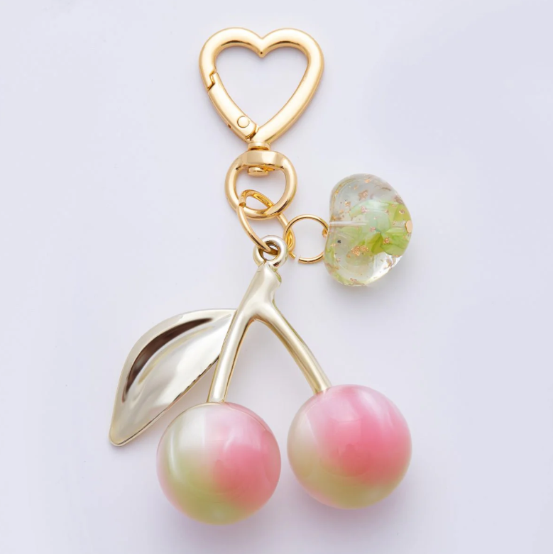 Cosmic Cherries bag charm, keychain ✦ BC-21WB007 - BC-21WB112