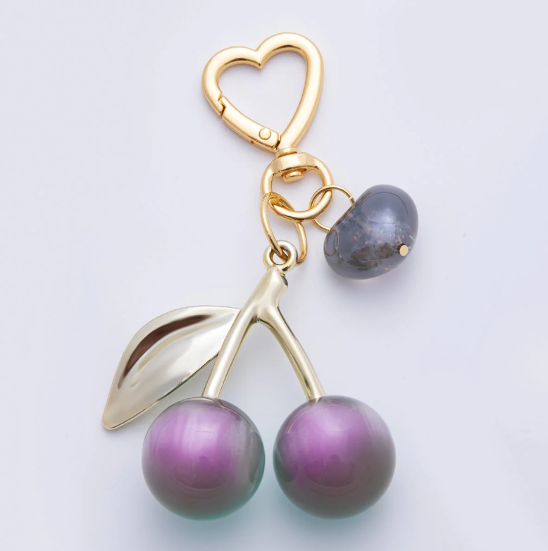 Cosmic Cherries bag charm, keychain ✦ BC-21WB007 - BC-21WB112