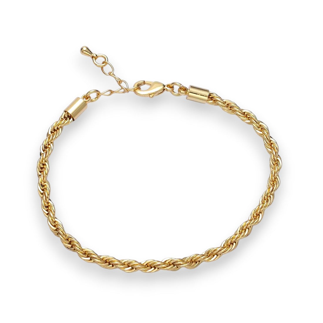 Gold Twisted Rope Chain Bracelet BR-21WA1538