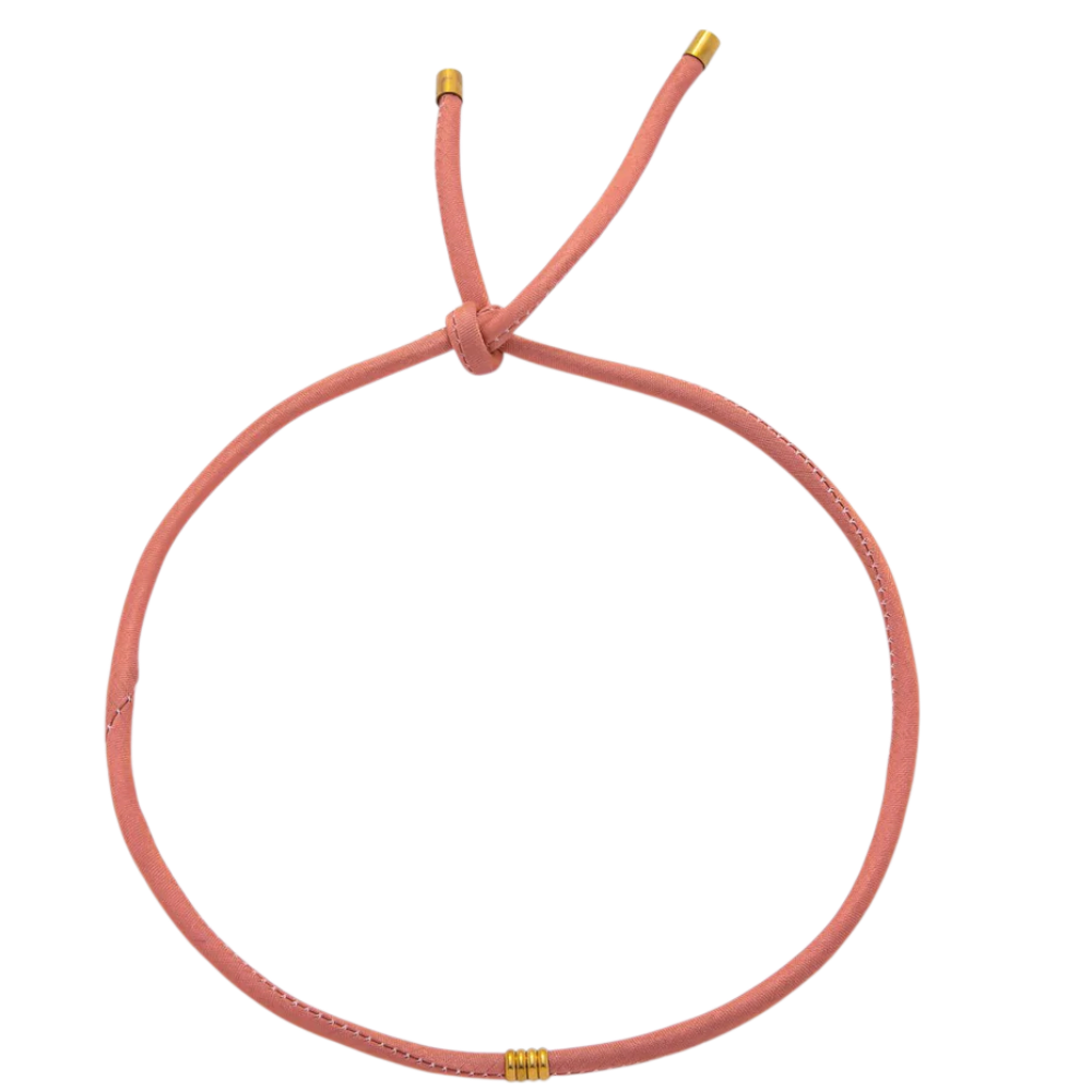 Soft Silk feel Paracord Knot Tied Necklace