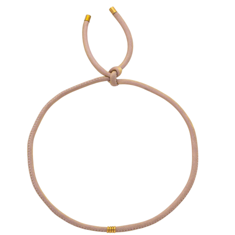 Soft Silk feel Paracord Knot Tied Necklace