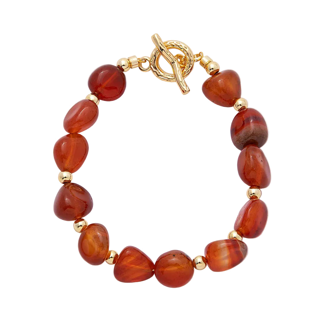 Gemstone Toggle Clasp Bracelet BR-21WA4105 - BR-21WA4109
