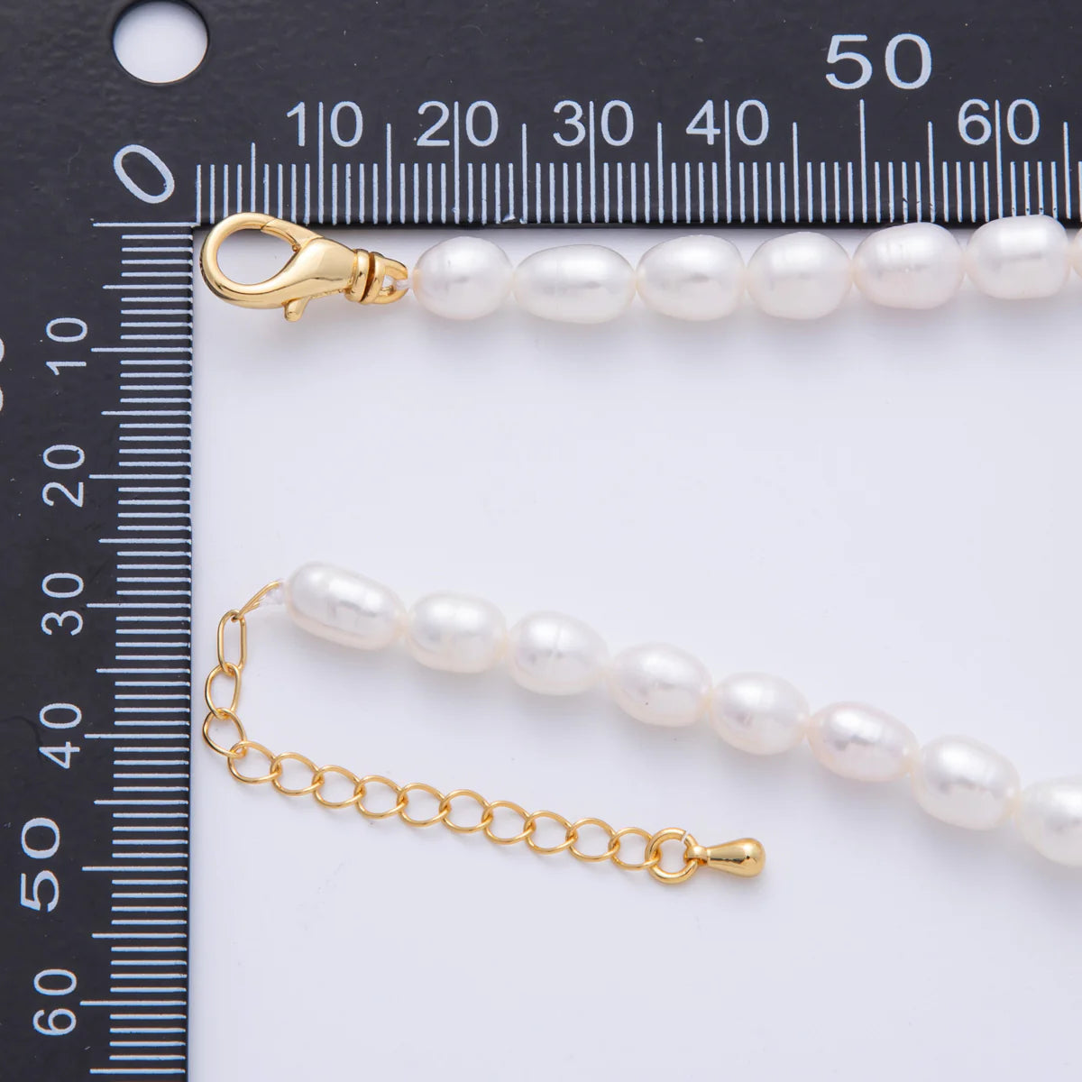 White Freshwater Pearl Button 15.5 Inch Choker NC-21WA4054