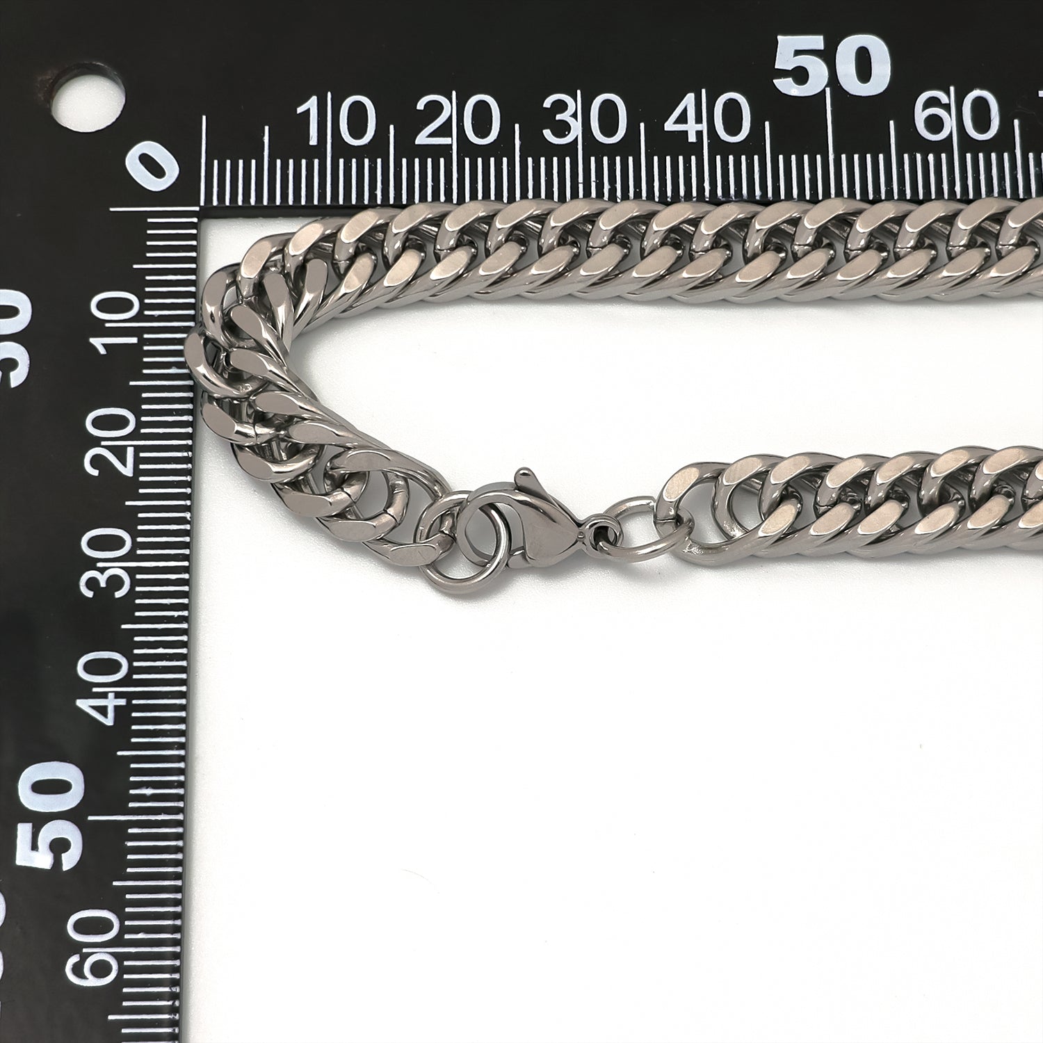 Gold Chunky or Silver Stainless Steel Bold Double Cuban Chain-00045 Chain-00046