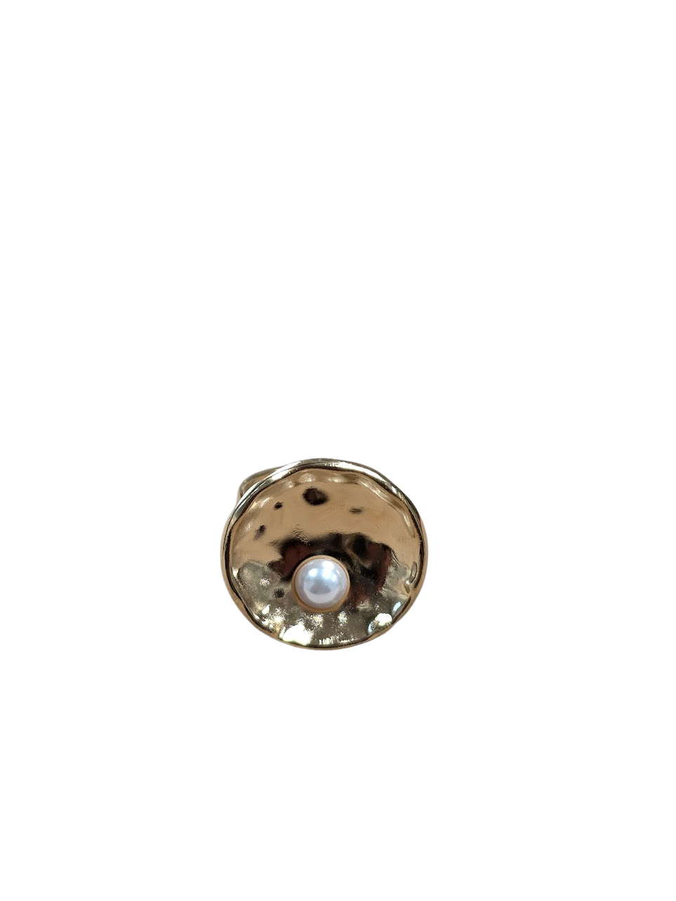 Seashell with Pearl Ring RI-0338