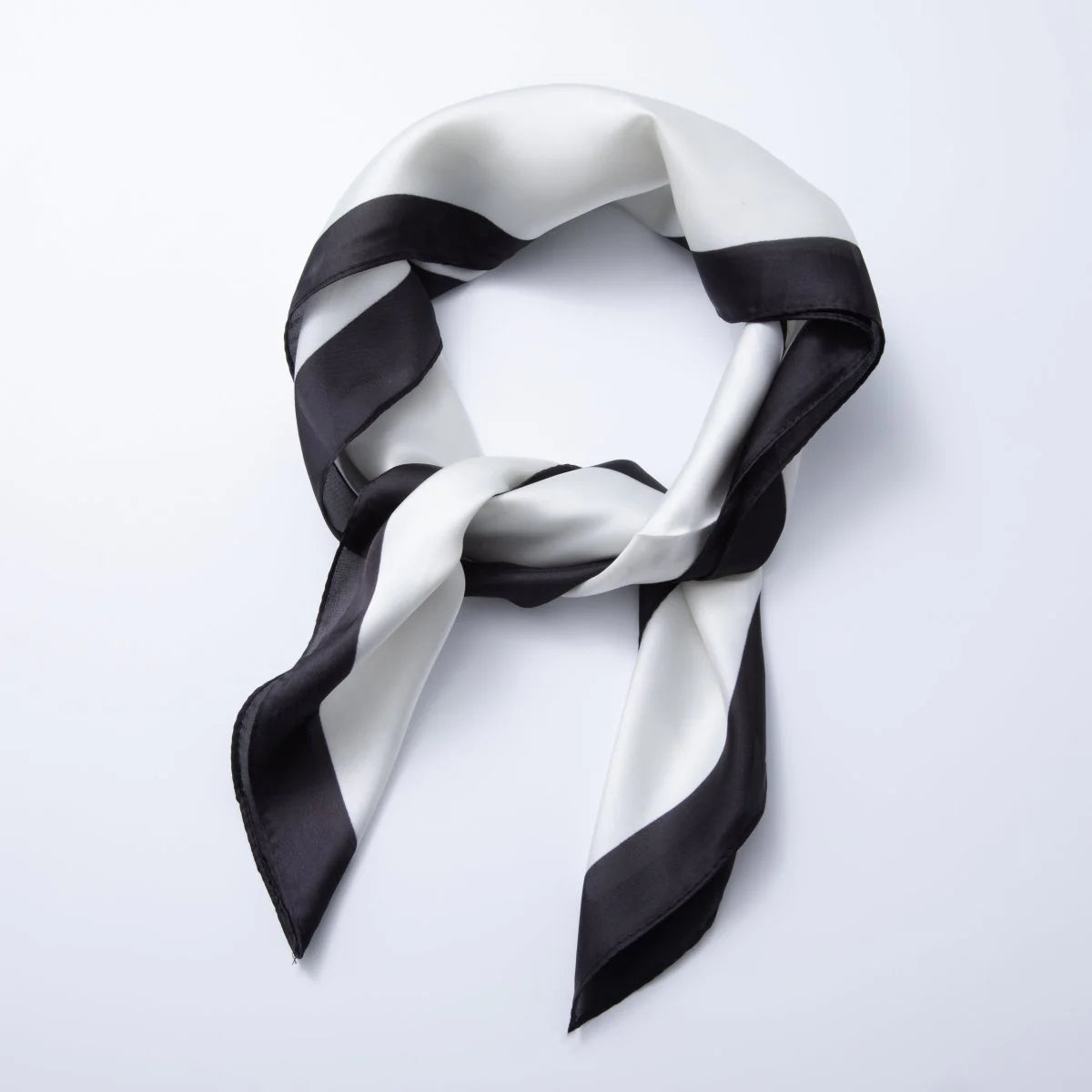 Printed Silk Bandana Scarf Print Necklace
