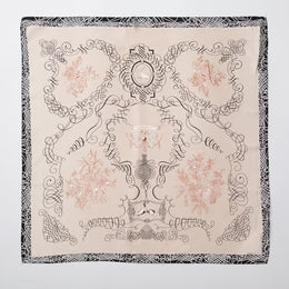 Printed Silk Bandana Scarf Print Necklace