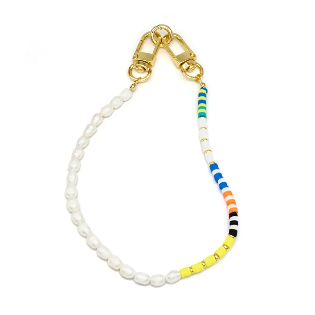 Half Pearl Bead Bag Chain/Phone Strap PH-SJ0021