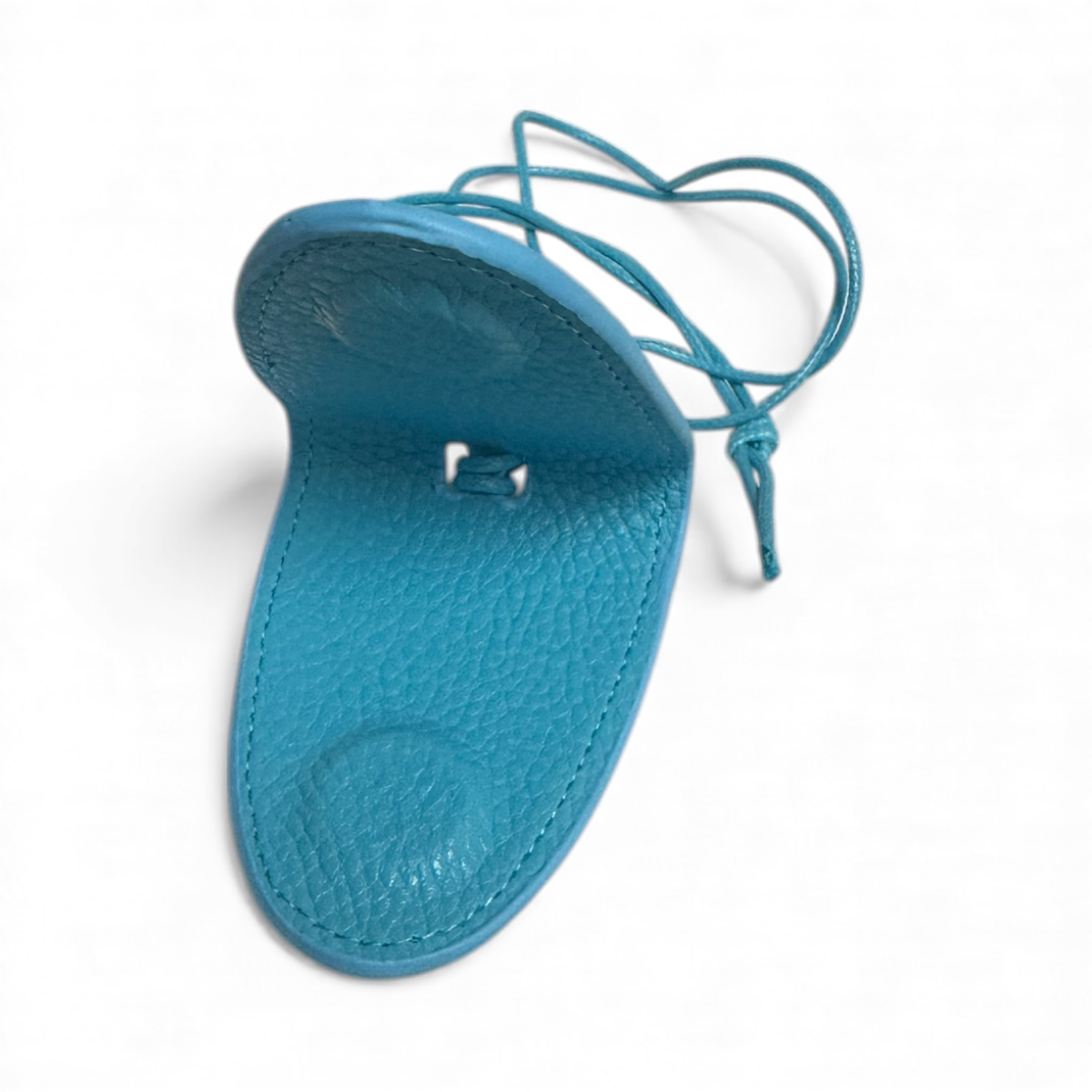 BABY BLUE GLASSES LEATHER PU NECKLACE CARRIER AC-0002