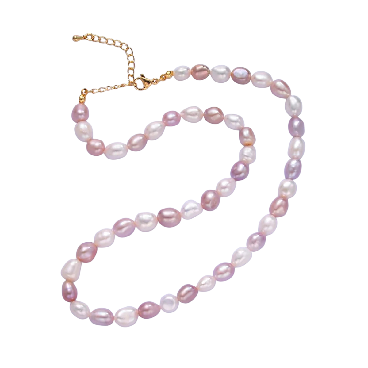Gradient Pink Purple White Freshwater Pearl NC-21WA3017