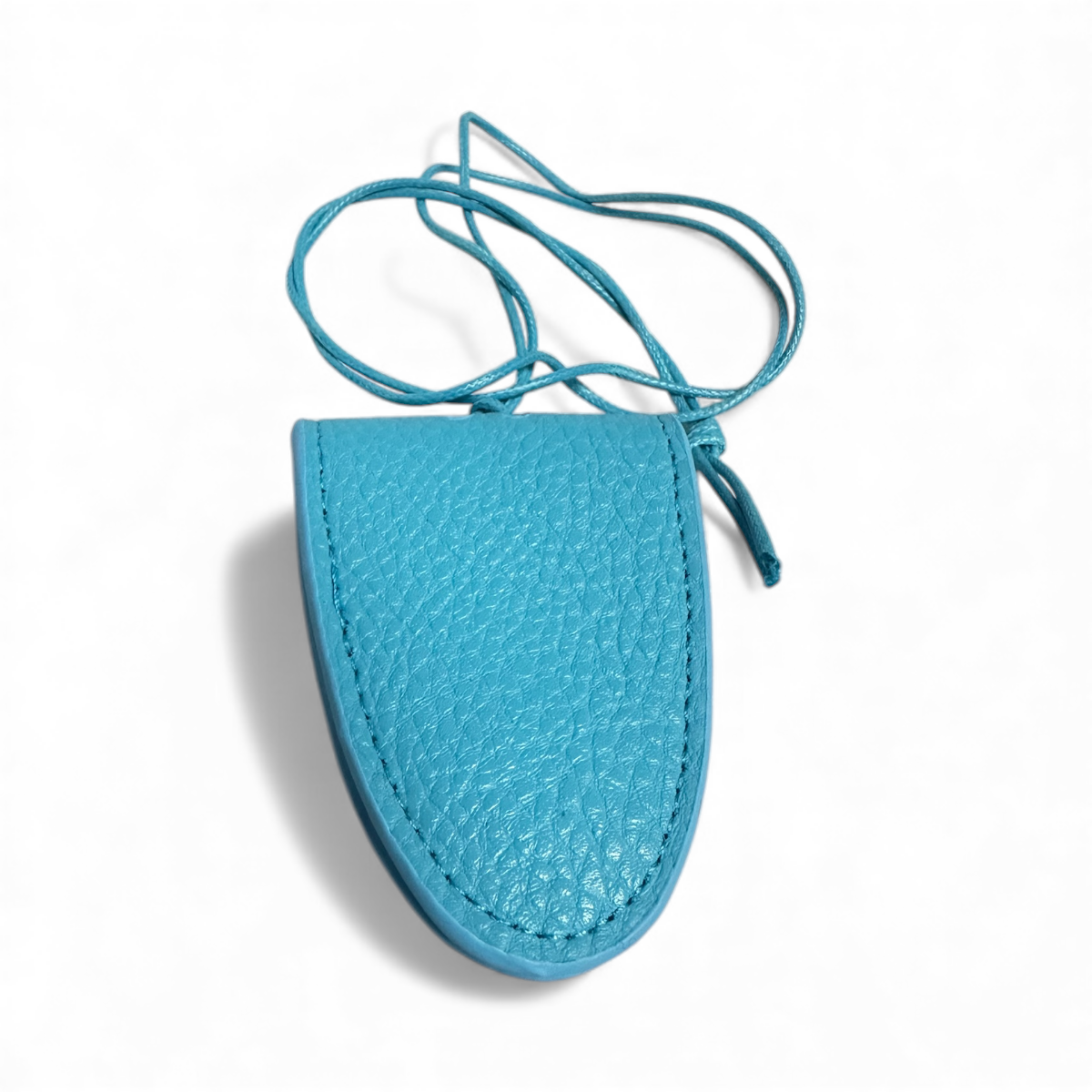 BABY BLUE GLASSES LEATHER PU NECKLACE CARRIER AC-0002