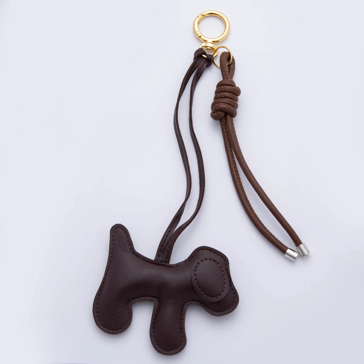Brown PU Leather Dog Bag Charm ✦ BC-21WB076