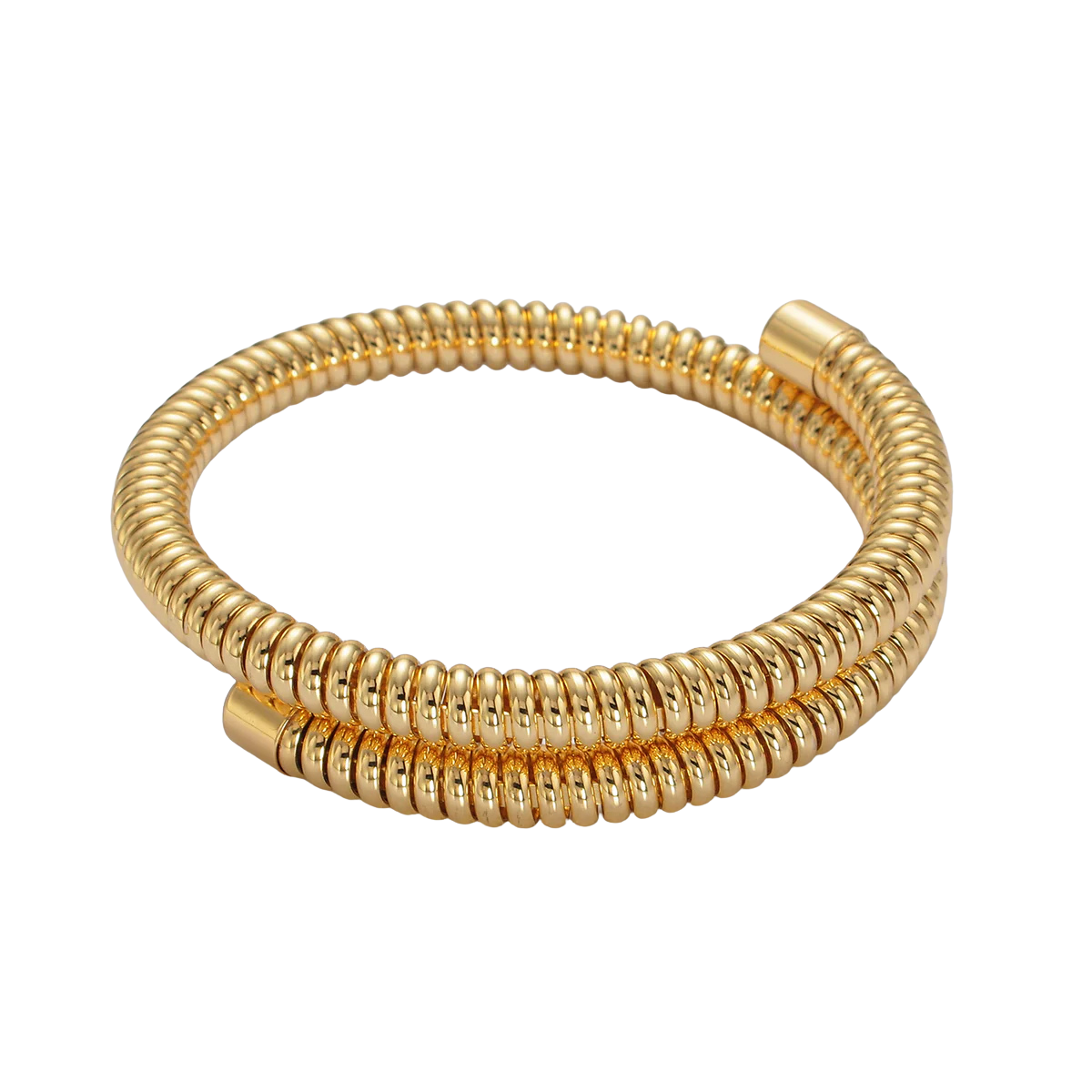 Thin Gold Flexi Wrap Cuff Bangle ✦ BR-21WA2557