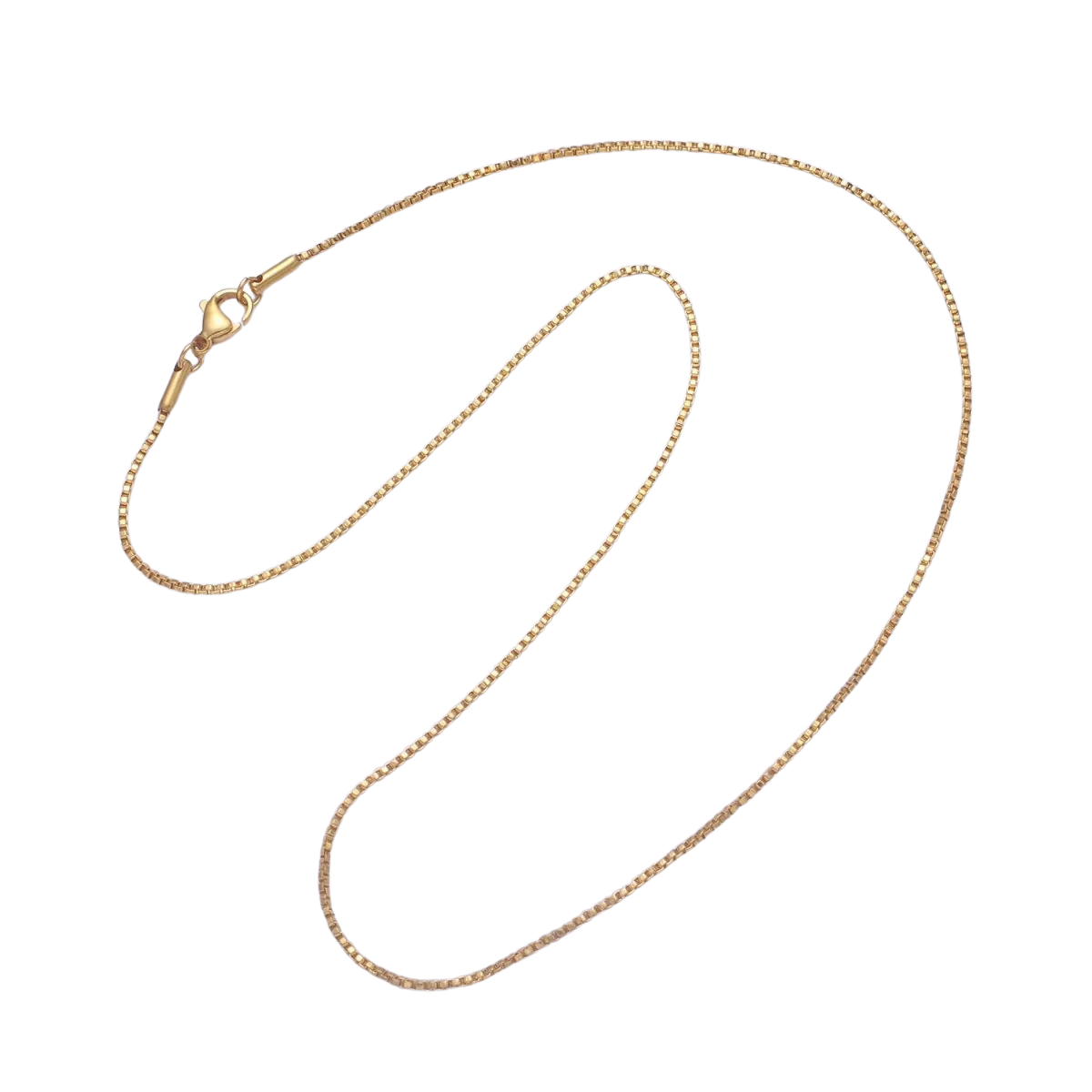 Stainless Steel 1.2mm Dainty 18 Inch Layering Chain Necklace NC-21WA1698