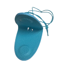 BABY BLUE GLASSES LEATHER PU NECKLACE CARRIER AC-0002