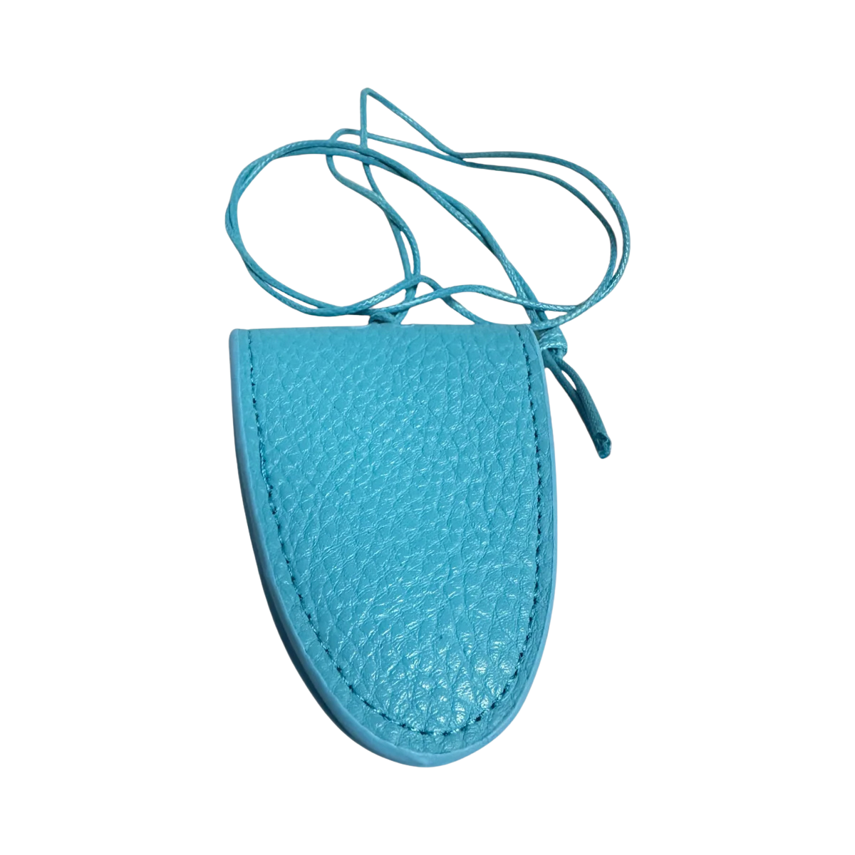 BABY BLUE GLASSES LEATHER PU NECKLACE CARRIER AC-0002