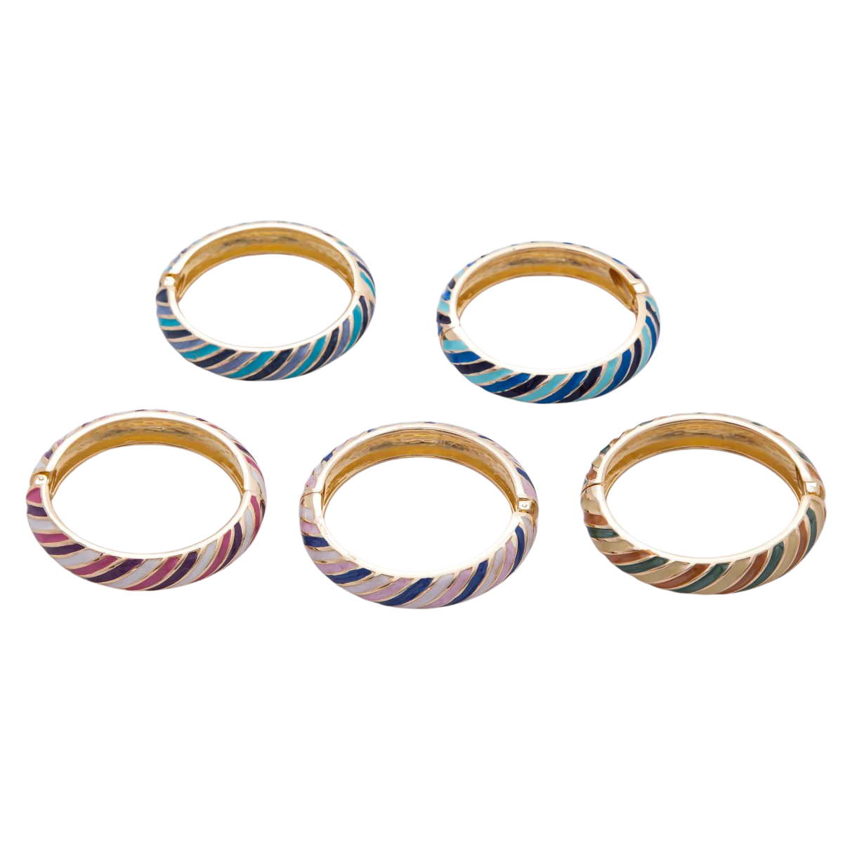 Enamel Pink / Purple Bangel BA-21WA3337