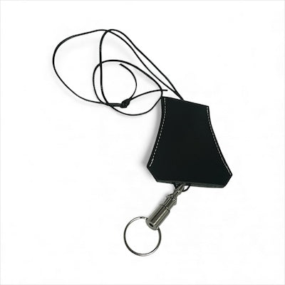 WINE BELL KEY CHAIN LEATHER PU NECKLACE CARRIER AC-0020