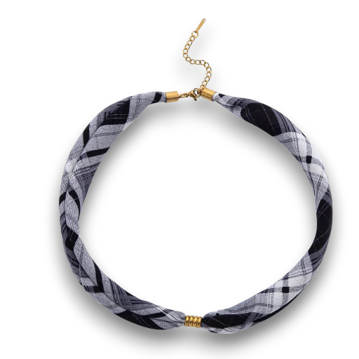 Smooth Faux Silk Scarf necklaces