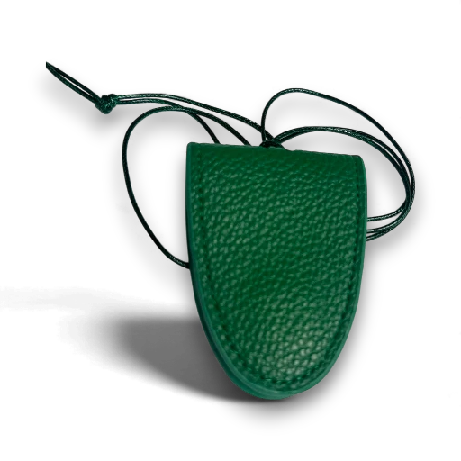 EMERALD GLASSES LEATHER PU NECKLACE CARRIER AC-0005