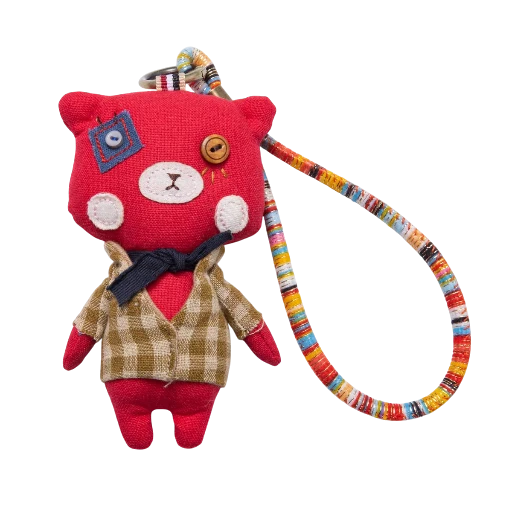 Purple, Red, Brown Scarf Rag Doll teddy BC-21WB046 -BC-21WB048