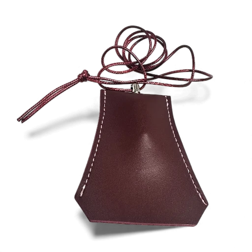 WINE BELL KEY CHAIN LEATHER PU NECKLACE CARRIER AC-0020